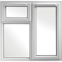 Wickes  Euramax Bespoke uPVC A Rated TFS Casement Window - White 800
