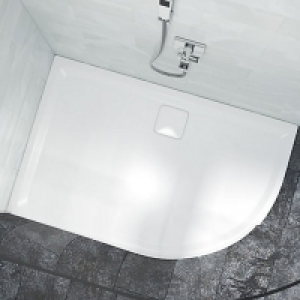 Wickes  Nexa By Merlyn 25mm Offset Quadrant Low Level Right Hand Whi