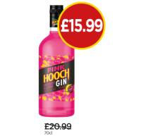 Budgens  Hooch Pink Raspberry & Lemon Gin