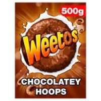 Ocado  Weetos Chocolate Hoops Cereal 500g
