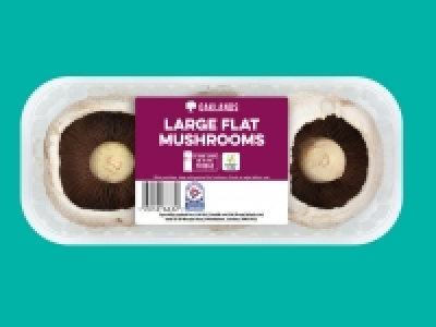 Oaklands Large Flat Mushrooms £0.49