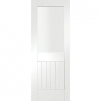 Wickes  Wickes Geneva White Glazed Softwood Cottage Internal Door - 