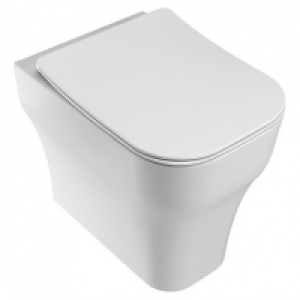 Wickes Siena Easy Clean Back To Wall Toilet Pan & Soft Close