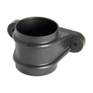 FloPlast 68mm Cast Iron Style Round Line Downpipe Socket - B