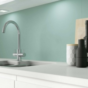 Wickes  AluSplash Splashback Green Mist 900 x 800mm - Matt