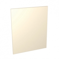 Wickes  Wickes Orlando Cream Gloss Slab Appliance Door (B) - 600 x 7