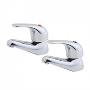 Wickes Rhine Chrome Basin Taps