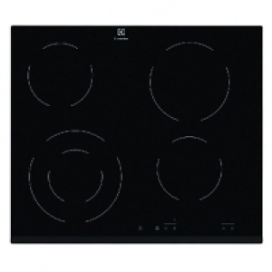 Electrolux 60cm 4 Zone Ceramic Hob Black EHF6241FOK £435.00