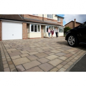 Wickes  Marshalls Magnasett Textured Driveway Block Paving Pack Mixe