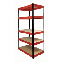Wickes  Rb Boss Shelf Kit 5 Wood Shelves - 1800 x 900 x 400mm 250kg 