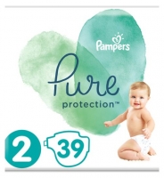 Boots  Pampers Pure Protection Size 2, 39 Nappies, 4-8kg