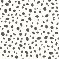 HomeBargains  Dalmatian Black/White Print Wallpaper