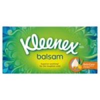Ocado  Kleenex Balsam Facial Tissues with Aloe Vera, Vitamin E and 