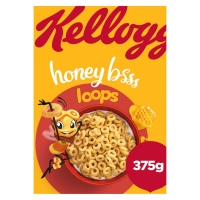 Iceland  Kelloggs Honey Loops Cereal 375g
