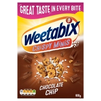 Iceland  Weetabix Crispy Minis Chocolate Chip Cereal 600g