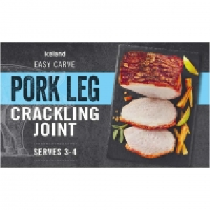 Iceland Pork Leg Crackling Joint 600g £3.00