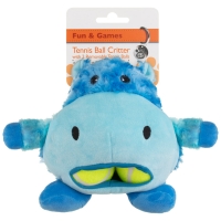 BMStores  Tennis Ball Critter Dog Toy - Hippo