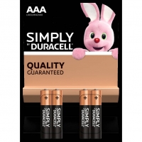 BMStores  Duracell AAA 4 Pack Batteries