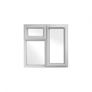 Wickes  Wickes White uPVC Casement Window - Right Side Hung & Top Hu