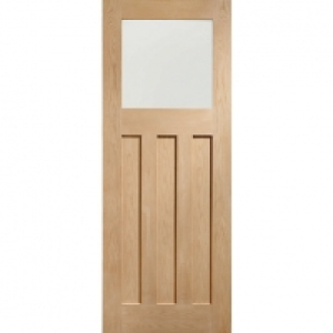 Wickes  XL Joinery DX Glazed Oak 1930s Classic Internal Door - 1981m