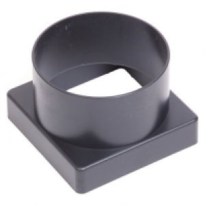Wickes  Envirotile Square to Round Pipe Adaptor - 110 x 1 x 1mm