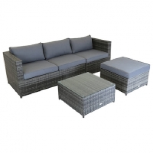 Charles Bentley Corner Sofa Garden Lounge Set - Grey £700.00