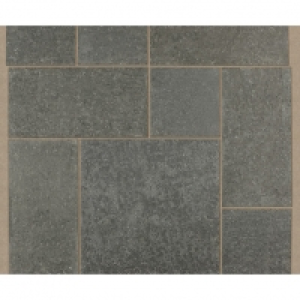 Wickes  Marshalls Granite Eclipse Textured Graphite Paving Slab 800 