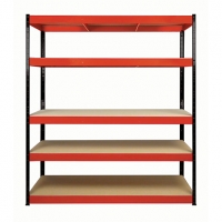 Wickes  Rb Boss Shelf Kit 5 Wood Shelves - 1800 x 900 x 300mm 250kg 