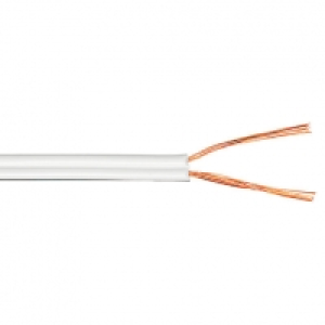 Time 13 Strand Figure 8 Twin Speaker Wire - White 0.2mm2 x 1
