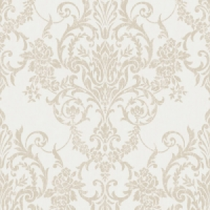 Wickes  Superfresco Easy Victorian Damask Gold Decorative Wallpaper 