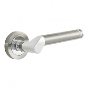 Wickes  Designer Levers Marcella Lever On Rose Door Handle - Dual To