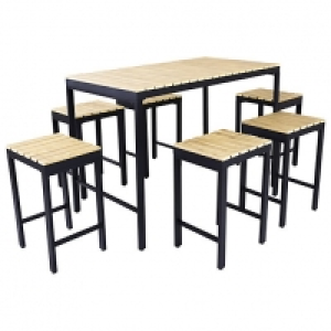 Charles Bentley 6 Seater Polywood & Extrusion Aluminium Bar  £530.00