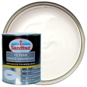 Sandtex 10 Year Primer Undercoat Paint - White 750ml £18.00