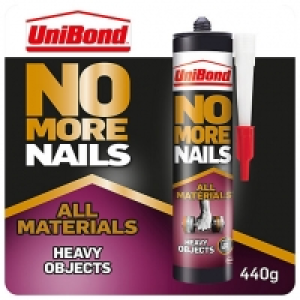 Unibond No More Nails All Materials Heavy Objects Cartridge  £10.00
