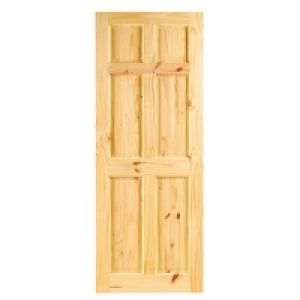 Wickes  Wickes Lincoln Knotty Pine 6 Panel Internal Door - 1981mm x 