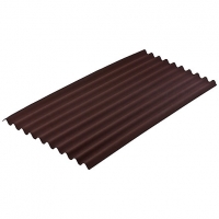 Wickes  Onduline 3mm Brown Corrugated Bitumen Sheet - 950mm x 2000mm