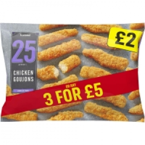 Iceland 25 (approx.) Chicken Goujons 400g £2.00
