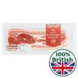 Morrisons Smoked Streaky Bacon 16 Rashers £1.69