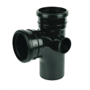 FloPlast 110mm Branch Soil Pipe Double Socket/Spigot 92.5° - £14.40