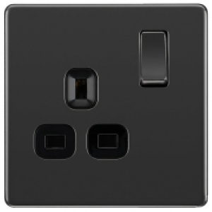BG 13A Screwless Flat Plate Single Switched Power Socket Dou £8.70