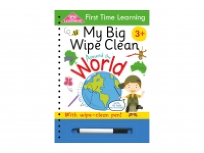 First Time Learning Wipe-Clean Book with Pen