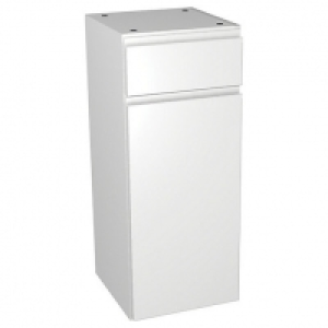 Wickes Hertford White Gloss Drawerline Floorstanding Storage