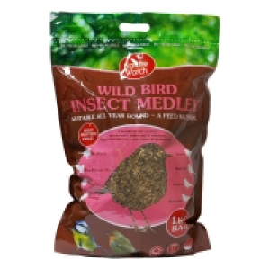 QDStores  Nature Watch Wild Bird Insect Medley Bird Food 1KG