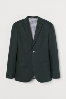 HM  Linen-blend jacket Slim Fit