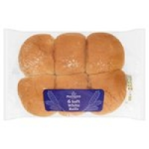 Morrisons Soft White Rolls