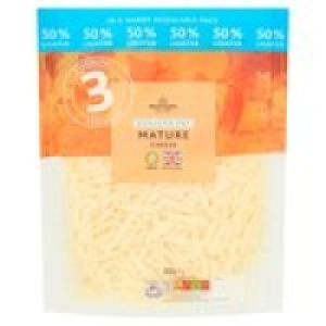 Morrisons 50% Reduced Fat Mature Grated Cheddar £2.00