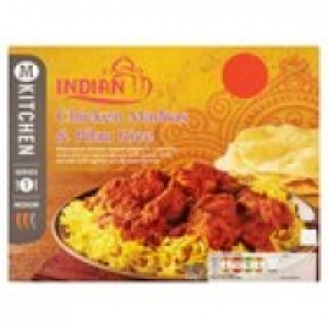 M Kitchen Chicken Madras & Pilau Rice &pound;2.49