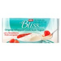 Morrisons  Muller Corner Bliss Greek Style Whipped Yoghurt & Strawberry