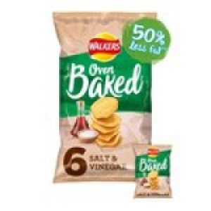 Walkers Baked Salt & Vinegar Multipack Potato Snacks  £1.00