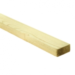 Wickes Treated Sawn Timber - 22 x 47 x 1800mm £3.70